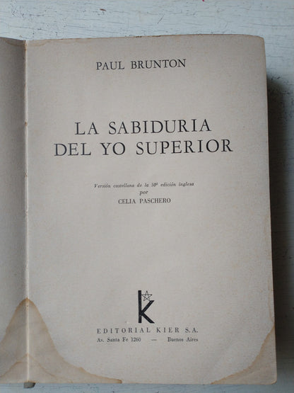 Libro usado en venta: La doctrina secreta - Vol. III (Antropogenesis, Parte 1) de Helena Petrovna Blavatsky; editorial Kier impreso en 1974.2