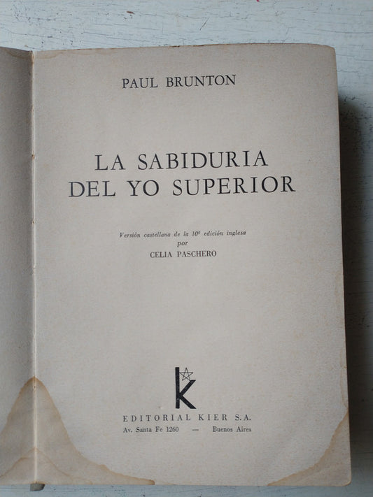 Libro usado en venta: La doctrina secreta - Vol. III (Antropogenesis, Parte 1) de Helena Petrovna Blavatsky; editorial Kier impreso en 1974.2