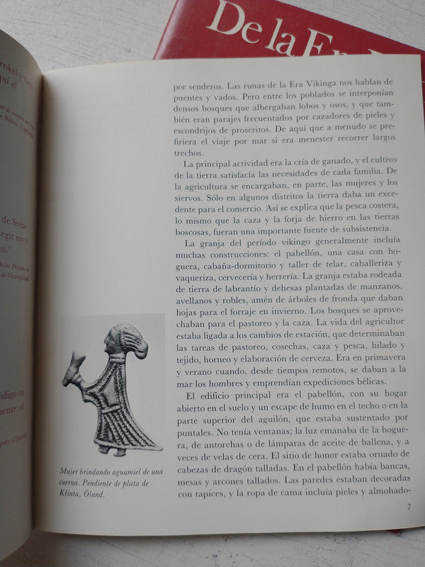 Libro usado en venta: De la era vikinga en Suecia; editorial Instituto Sueco impreso en 1991 realizamos envios a todo el mundo.2