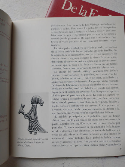 Libro usado en venta: De la era vikinga en Suecia; editorial Instituto Sueco impreso en 1991 realizamos envios a todo el mundo.2