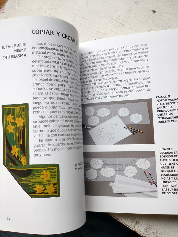 Libro usado en venta: Pinturas sobre seda de Renate Henge; editorial Albatros impreso en 1994 realizamos envios a todo el mundo.3