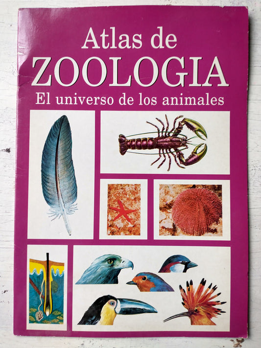 Libro usado en venta: Atlas de zoologia - El universo de los animales; editorial Central impreso en 1995 realizamos envios a todo el mundo.1