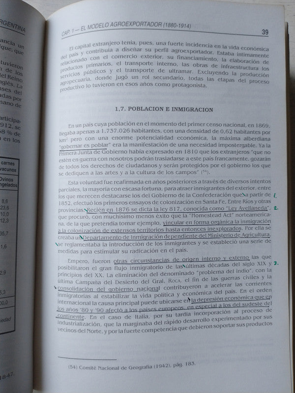 Libro usado en venta: Historia econ?mica, pol?tica y social de la Argentina (1880-2000) de Mario Rapoport; editorial Macchi impreso en 2000.3