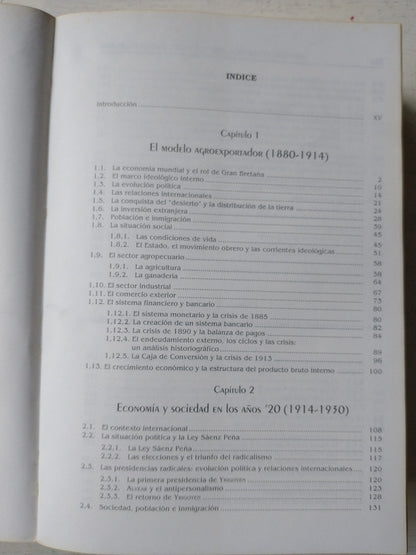 Libro usado en venta: Historia econ?mica, pol?tica y social de la Argentina (1880-2000) de Mario Rapoport; editorial Macchi impreso en 2000.4