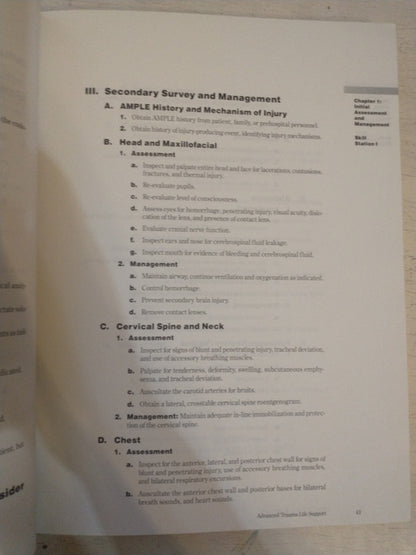 Libro usado en venta: Advanced trauma life Support de Raymond Alexander - Herbert Proctor; editorial American College of Surgeons impreso en 1993.3