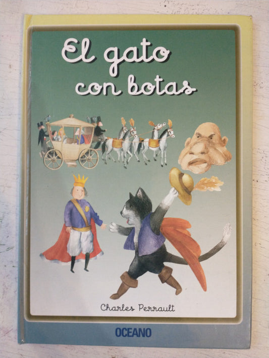 Libro usado en venta: El gato con botas de Charles Perrault; editorial Oceano impreso en 2004 realizamos envios a todo el mundo.1