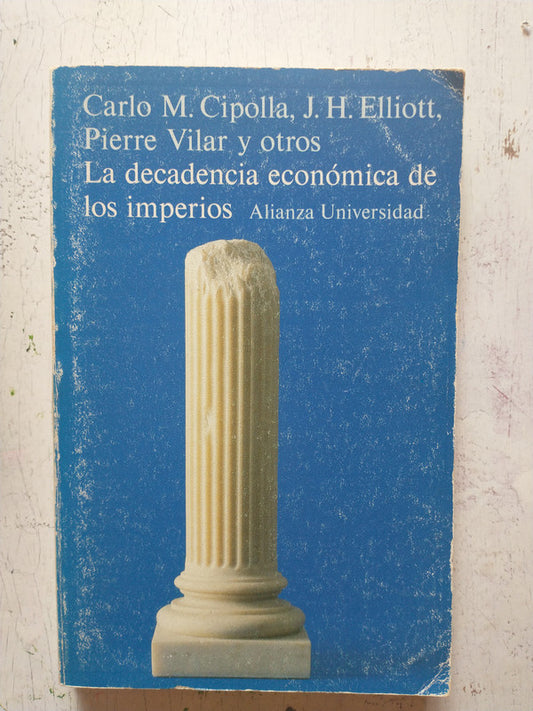 Libro usado en venta: La decadencia economica de los imperios de Carlo M Cipolla; editorial Alianza impreso en 1985 realizamos envios a todo el mundo.1