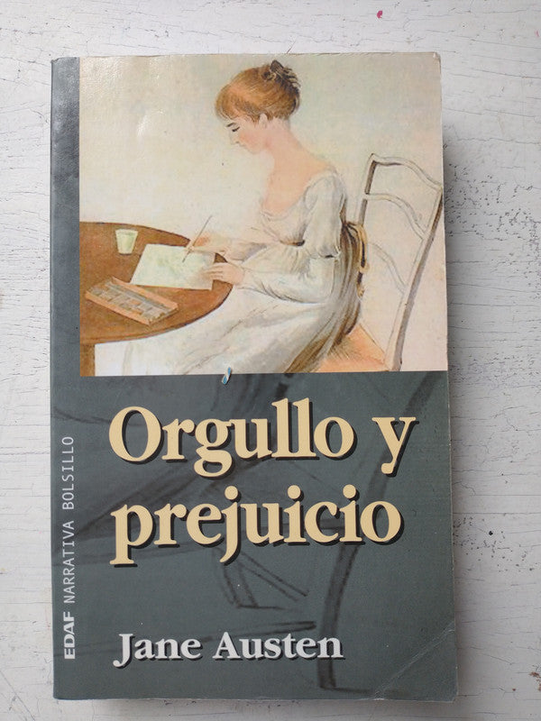 Libro usado en venta: Orgullo y prejuicio de Jane Austen; editorial Edaf impreso en 2001 realizamos envios a todo el mundo.1