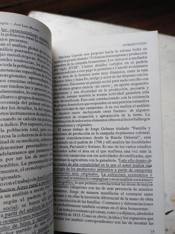 Libro usado en venta: Poblacion, sociedad, familia y migraciones en el espacio rioplatense de Juan Garavaglia - Jose Romero; Cantaro impreso en 19931.2