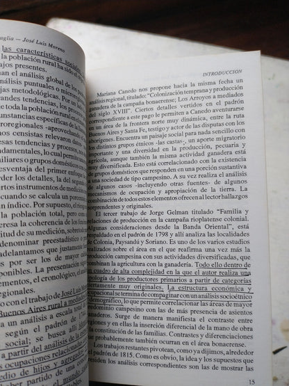 Libro usado en venta: Poblacion, sociedad, familia y migraciones en el espacio rioplatense de Juan Garavaglia - Jose Romero; Cantaro impreso en 19931.2