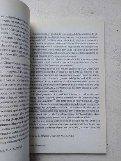 Libro usado en venta: Rosas, estanciero de Jorge Gelman; editorial Ci Capital Intelectual impreso en 2005 realizamos envios a todo el mundo.2