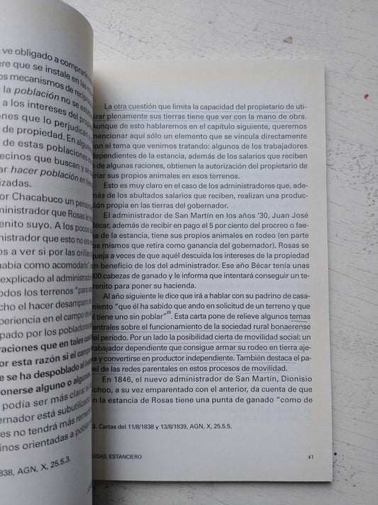 Libro usado en venta: Rosas, estanciero de Jorge Gelman; editorial Ci Capital Intelectual impreso en 2005 realizamos envios a todo el mundo.2