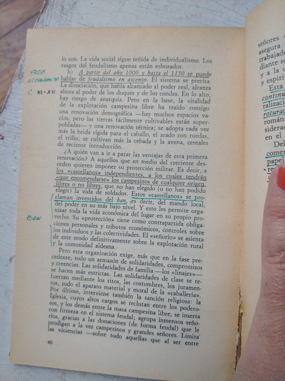Libro usado en venta: El modo de produccion Feudal; editorial Ambos Mundos impreso en 1982 realizamos envios a todo el mundo.4