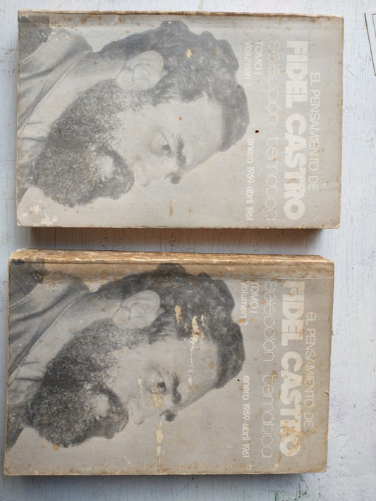 Libro usado en venta: El pensamiento de Fidel Castro (enero 1959 - abril 1961) 2 Vol.; editorial Politica impreso en 1983 envios a todo el mundo.1