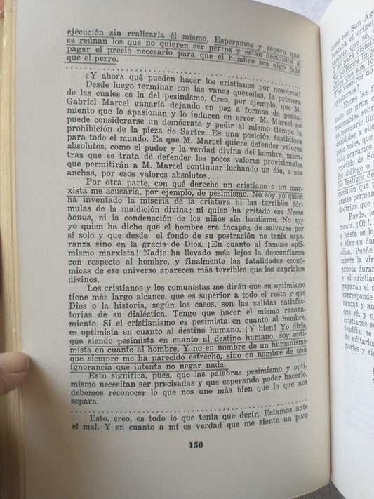 Libro usado en venta: Camus de Jean-Claude Brisville; editorial Jacobo Peuser impreso en 1962 realizamos envios a todo el mundo.2