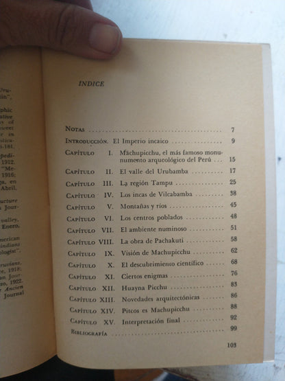 Libro usado en venta: Machu Picchu de Luis E. Valcarcel; editorial Eudeba impreso en 1984 realizamos envios a todo el mundo.2