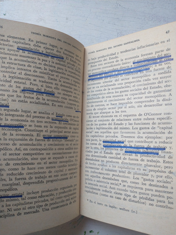 Libro usado en venta: El estado en el capitalismo contemporaneo de Heinz Rudolf Soontag - Hector Valecillos; editorial Siglo XXI impreso en 1977.4