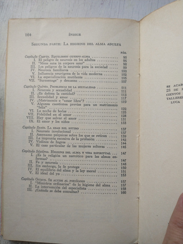 Libro usado en venta: Higiene del alma de Ignace Lepp; editorial Carlos Lohle impreso en 1968 realizamos envios a todo el mundo.2