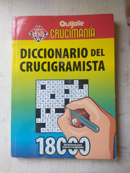 Libro usado en venta: Diccionario del crucigramista; editorial De Mente impreso en 1997 realizamos envios a todo el mundo.1