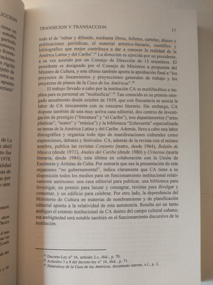 Libro usado en venta: Transicion y transaccion de Nadia Lie; editorial Hispamerica impreso en 1996 realizamos envios a todo el mundo.2