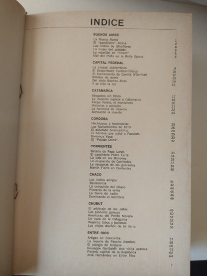 Libro usado en venta: Hombres y hechos en la Historia Argentina; editorial Abril impreso en 1972 realizamos envios a todo el mundo.2