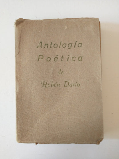 Libro usado en venta: Antologia poetica (1947) de Ruben Dario; editorial ABC impreso en 1947 realizamos envios a todo el mundo.1