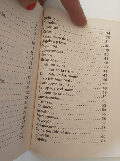 Libro usado en venta: Por el mundo de la mente - Poesias de Yvona E. Depaoli Tamborini; editorial Ediciones del autor impreso en 1995.3