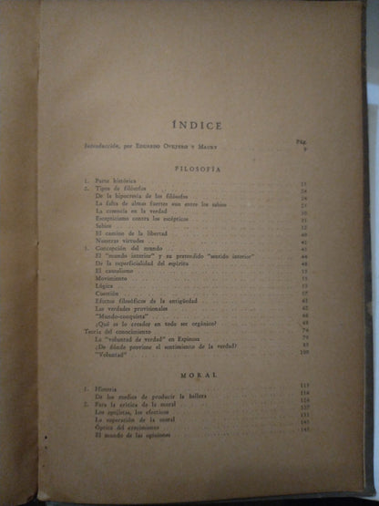 Libro usado en venta: Obras Completas - Tomo XIII de Friedrich Nietzsche (Federico Nietzsche); editorial Aguilar impreso en 1950.3