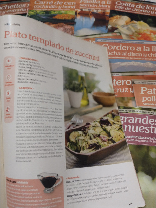 Libro usado en venta: Los secretos del Gran Asador 2011 de 16 fasciculos; editorial AGEA impreso en _ realizamos envios a todo el mundo.3