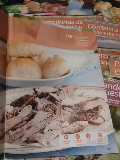 Libro usado en venta: Los secretos del Gran Asador 2011 de 16 fasciculos; editorial AGEA impreso en _ realizamos envios a todo el mundo.4