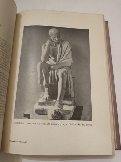 Libro usado en venta: Historia de la filosofia (3 Tomos) de Nicolas Abbagnano; editorial Montaner y Simon impreso en 1955 envios a todo el mundo.3
