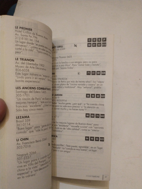 Libro usado en venta: Guia "T" de bolsillo - Capital Federal; editorial Betina impreso en 2005 realizamos envios a todo el mundo.2