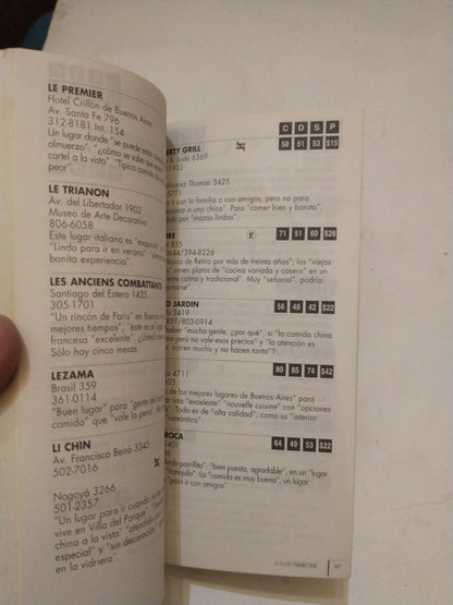 Libro usado en venta: Guia "T" de bolsillo - Capital Federal; editorial Betina impreso en 2005 realizamos envios a todo el mundo.2