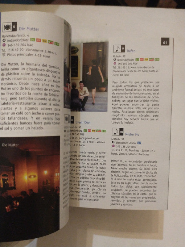 Libro usado en venta: Guia turistica: Amsterdam; editorial Berlitz impreso en 1998 realizamos envios a todo el mundo.2