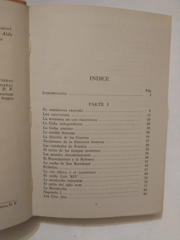 Libro usado en venta: Francia - 9-Geografia de Bruno Romani; editorial U.T.E.H.A. impreso en 1964 realizamos envios a todo el mundo.3