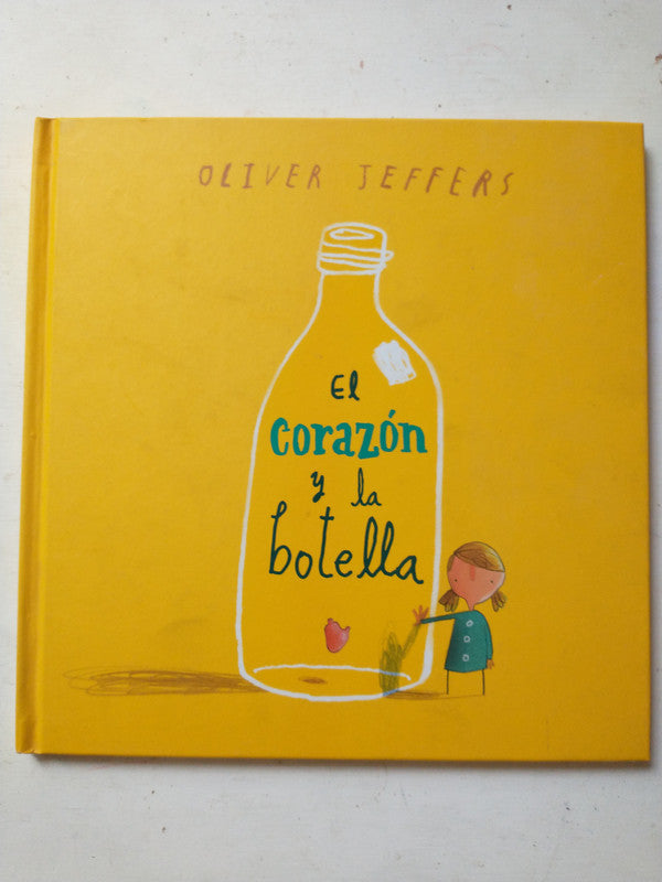Libro usado en venta: El corazon y la botella de Oliver Jeffers; editorial Fondo de Cultura Economica impreso en 2021 envios a todo el mundo.1
