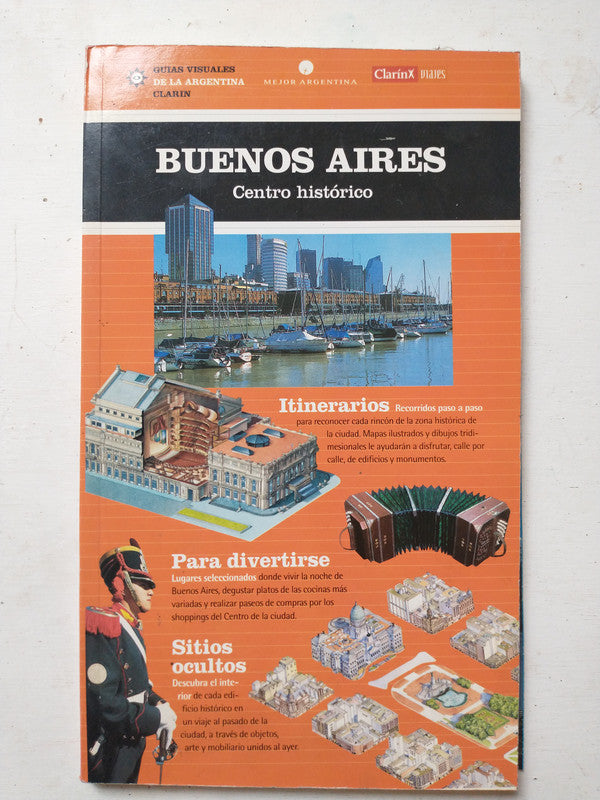 Libro usado en venta: Buenos Aires - Centro historico de Guias visuales de la Argentina; editorial AGEA impreso en 2001 envios a todo el mundo.1