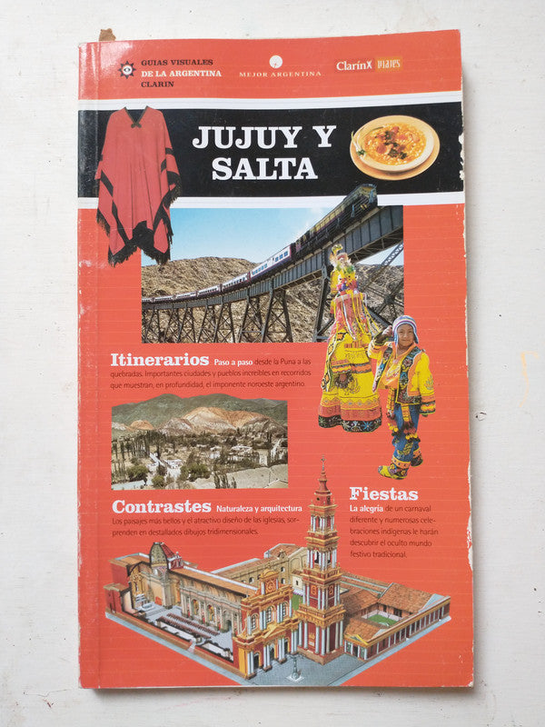 Libro usado en venta: Jujuy y Salta de Guias visuales de la Argentina; editorial AGEA impreso en 2001 realizamos envios a todo el mundo.1