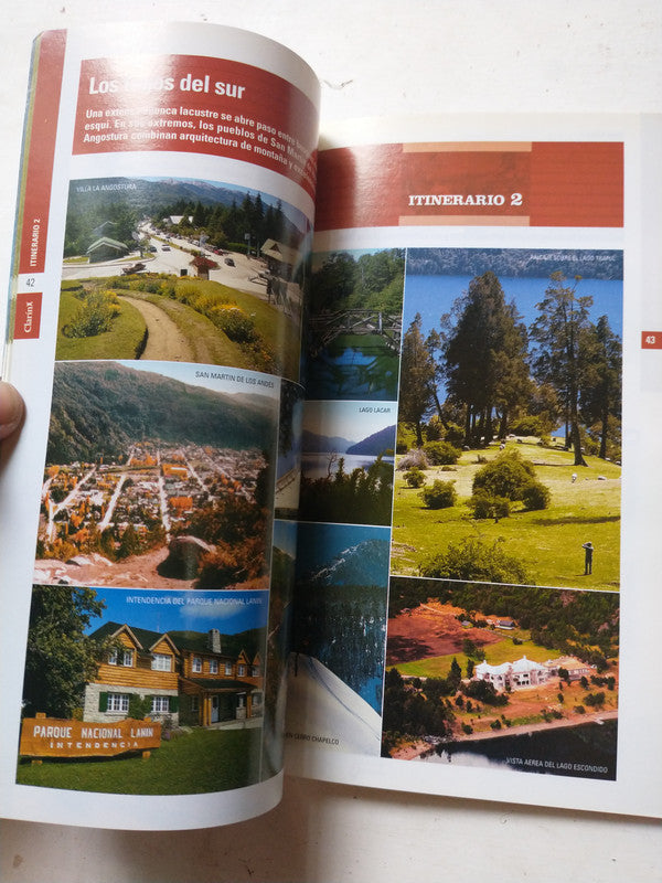 Libro usado en venta: Bariloche y los lagos del sur de Guias visuales de la Argentina; editorial AGEA impreso en 2001 envios a todo el mundo.3