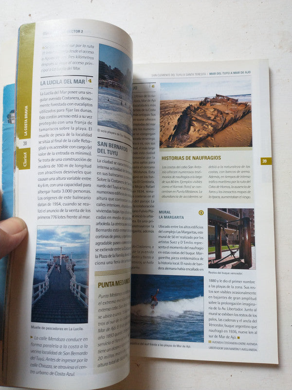 Libro usado en venta: Entre Rios y Santa Fe de Guias visuales de la Argentina; editorial AGEA impreso en 2001 realizamos envios a todo el mundo.2