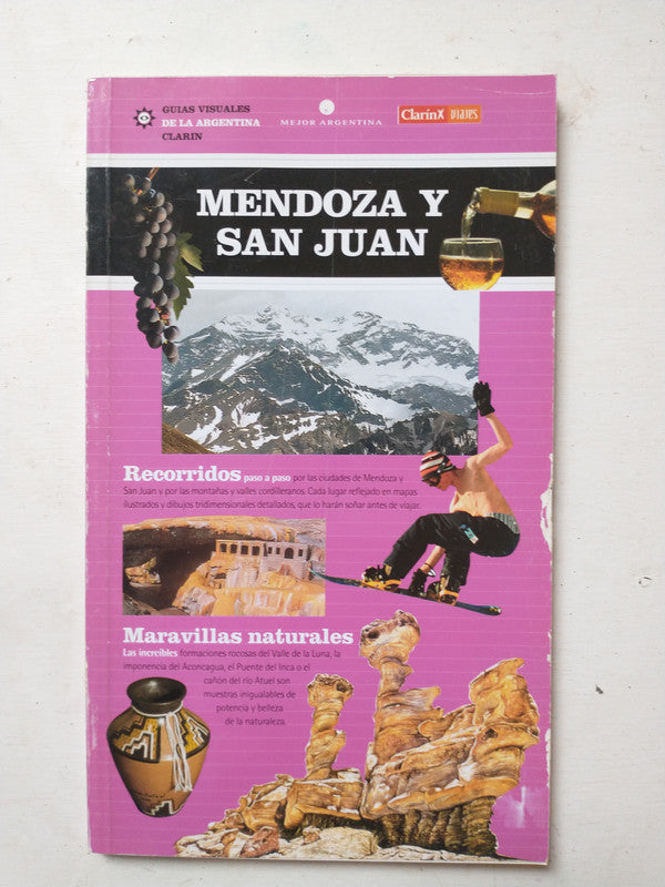 Libro usado en venta: Mendoza y San Juan de Guias visuales de la Argentina; editorial AGEA impreso en 2001 realizamos envios a todo el mundo.1