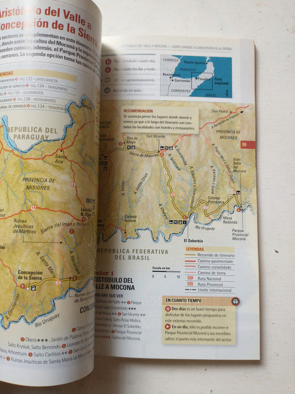 Libro usado en venta: Cataratas del Iguazu de Guias visuales de la Argentina; editorial AGEA impreso en 2001 realizamos envios a todo el mundo.3