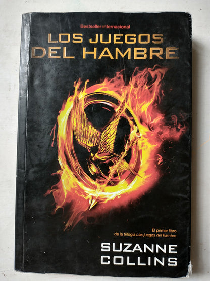Libro usado en venta: Los juegos del hambre de Suzanne Collins; editorial Del Nuevo Extremo impreso en 2014 realizamos envios a todo el mundo.1