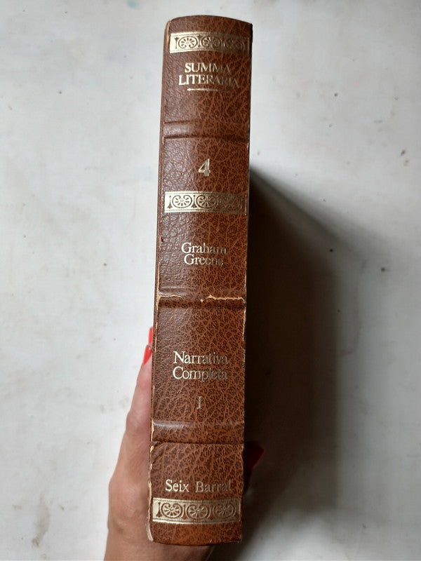 Libro usado en venta: Obras completas - Tomo 4 - Narrativa completa de Graham Greene; editorial Seix Barral impreso en 1986 envios a todo el mundo.3