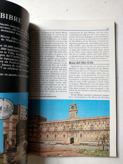 Libro usado en venta: Guia del Buen Turismo en Castilla y Leon; impreso en 1984 realizamos envios a todo el mundo.3