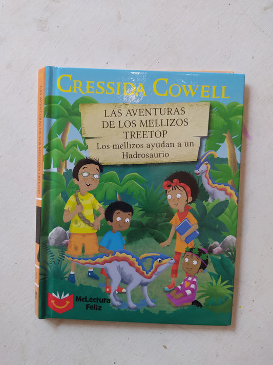 Libro usado en venta: Las aventuras de los mellizos Treetop de Cressida Cowell; editorial Hodder Childrn's Books impreso en 2018.1
