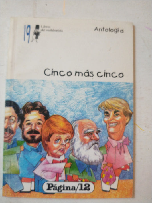 Libro usado en venta: Cinco mas cinco; editorial Pagina 12 impreso en _ realizamos envios a todo el mundo.1