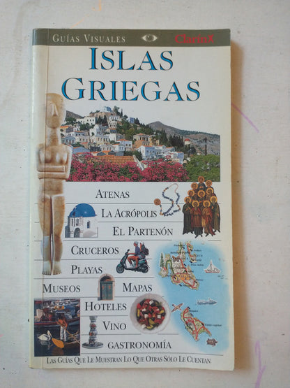 Libro usado en venta: Islas Griegas de Guias Visuales; editorial AGEA impreso en 1998 realizamos envios a todo el mundo.1