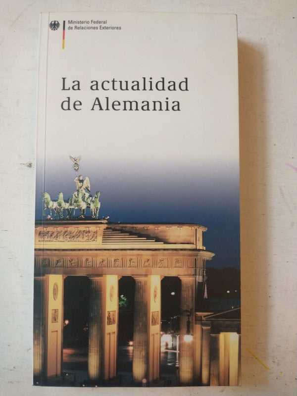Libro usado en venta: La actualidad de Alemania (Pocket); impreso en 2003 realizamos envios a todo el mundo.1