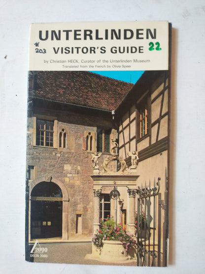 Libro usado en venta: Unterlinden - Visitor's Guide de Christian Heck; editorial Delta impreso en 2000 realizamos envios a todo el mundo.1